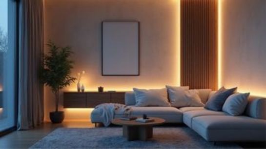 best LED strip lights in living room.